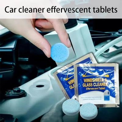 20-100PC Motors Cleaner Wiper Essence Cleaning Effervescent Tablets Car Glass Water Solid Wiper Essence Ultra Concentrated Gifts