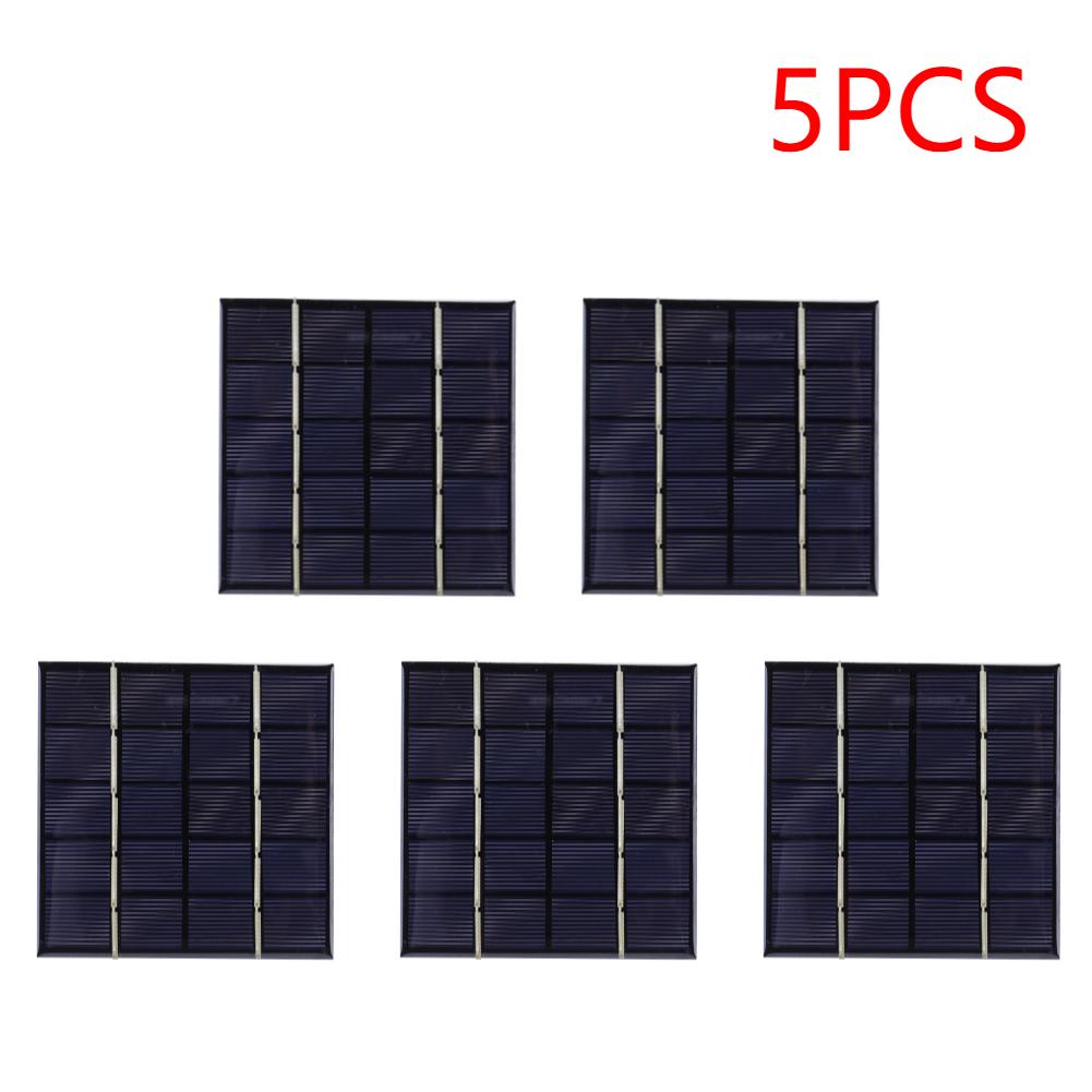 3W 5V Solar Cell Panel Solar Charging Panel Phone Power Bank for Solar Light for 3.7V Battery 3-5V Battery/Phone Charger
