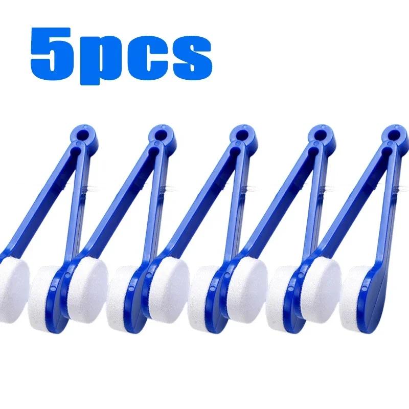 1/10pcs Portable Multifunctional Glasses Cleaning Rub Eyeglass Sunglasses Spectacles Microfiber Cleaning Brushes Wiping Tools