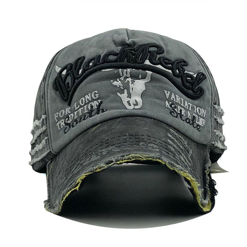 Popular old broken edge baseball cap washed full hat edged sun hat men's and women's new baseball caps