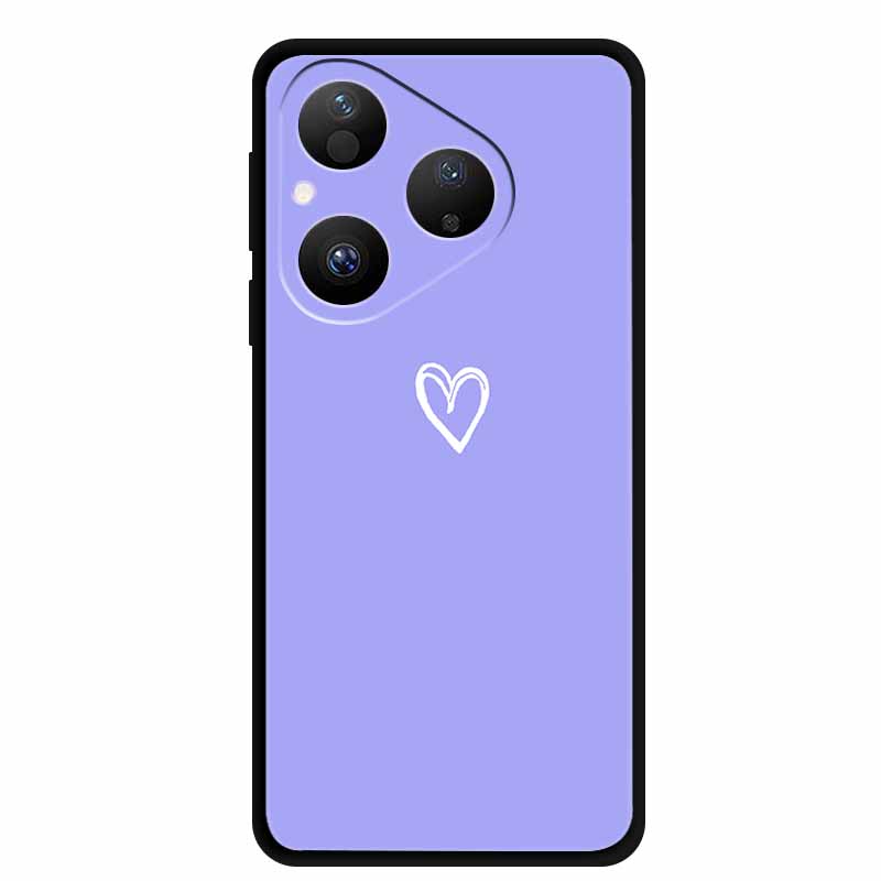 For Huawei Pura 80 5G Case Pura80 Coque Black Silicone Soft Back Cover Case For Huawei Pura 80 2025 Phone Case HED-LX9 Funda Bag
