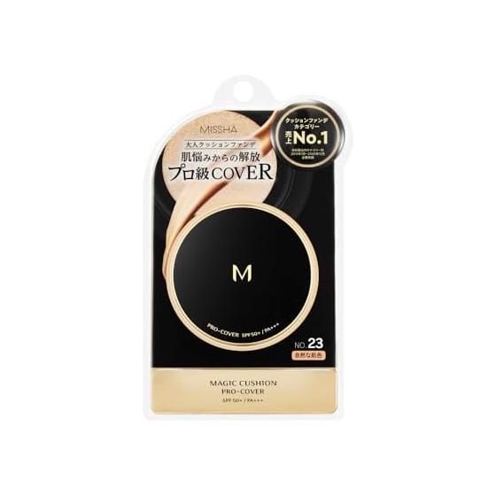Missha M Cushion Тональная основа (Профессиональная обложка) No.23 Натуральный тон кожи (15g)