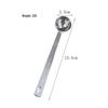 Stainless Steel Long Handle Measuring Spoon Set: 30ml Coffee, 15ml Milk/Fruit Powder - Perfect Baking Tool