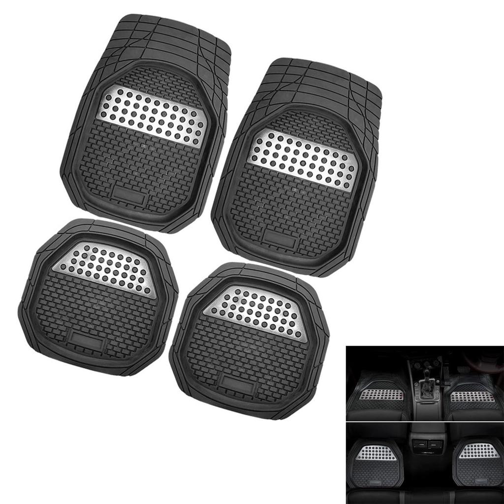 Suzuki Alto Works HA36S Dedicated 3D Floor Mat, Black, Waterproof, Anti-Slip, Stain/Abrasion Resistant, Easy