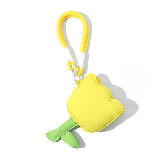 Tulip Earbuds Case Cover Soft Protective Earbud Pouch Shockproof Storage Bag Cute Flower Pouch for Wireless Earbuds Case жёлтый