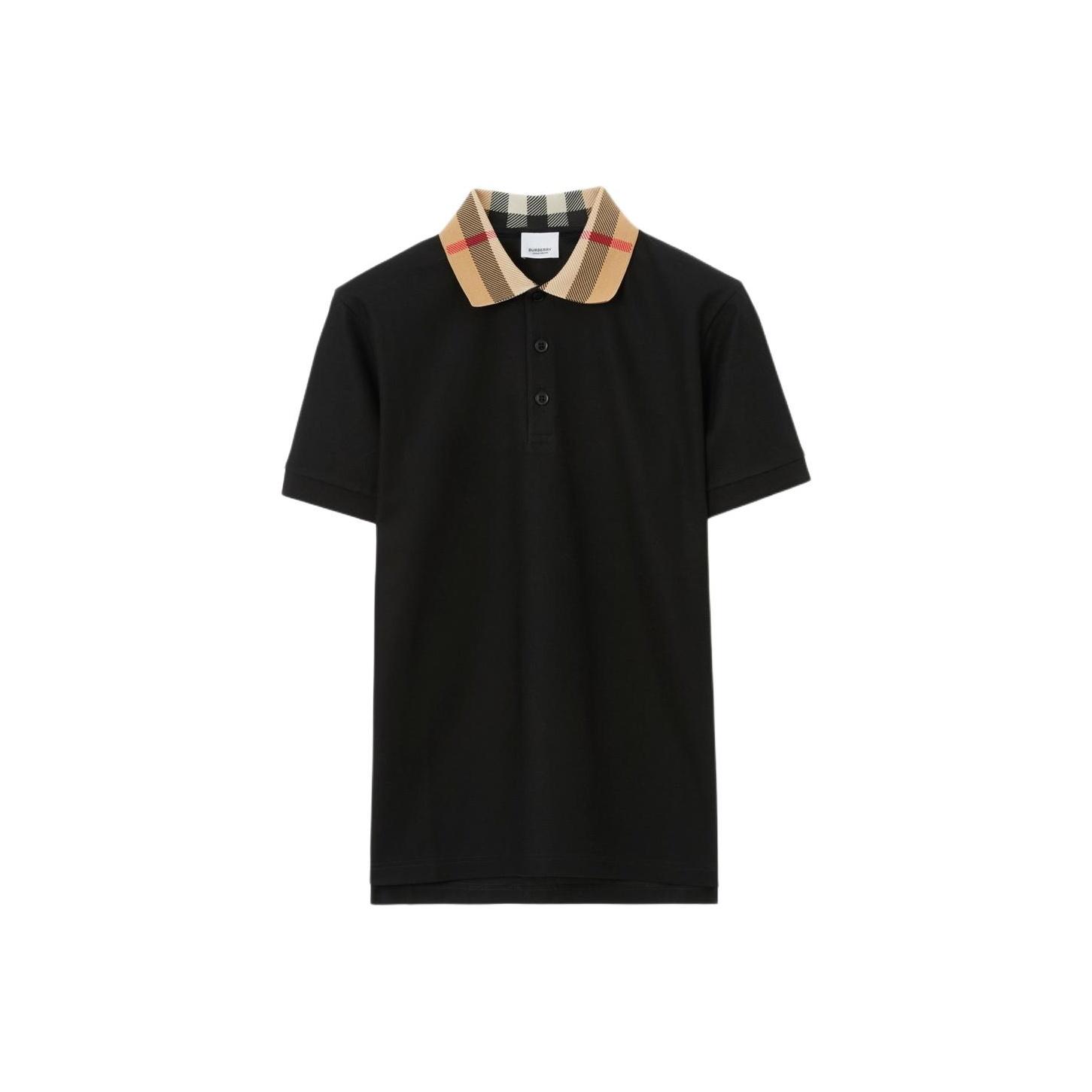 Burberry SS23 Polo Shirt Men`s Black