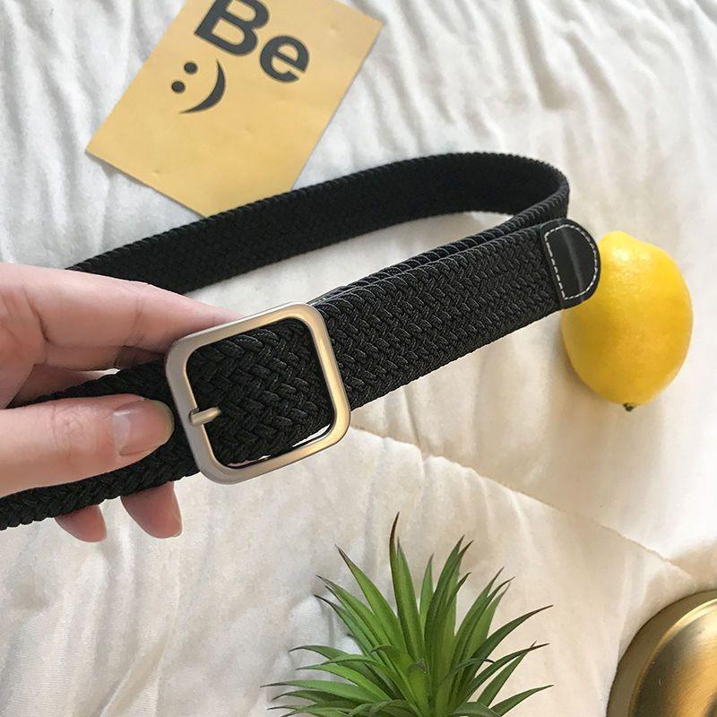 Canvas Elastic Unique Belt Perfect For All Occasions Trendy And Style Adjustable