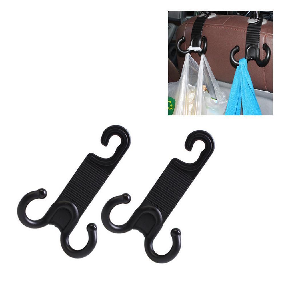 2 Stück Edelstahl Stabile Autositzhaken Auto-Kit