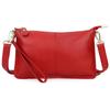 Genuine Leather Women's Crossbody Bag with Wrist Strap - Top Layer Cowhide Shoulder Bag