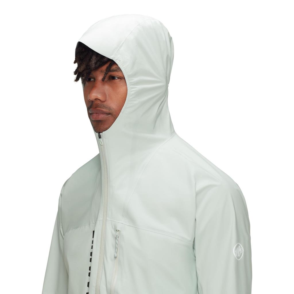Mammut Aenergy Trail Running Hardshell Hooded Asian Aenergy TR HS Hooded Jacket Sage Jacket, Fit, Men's, AF, 1010-29980, Silver,