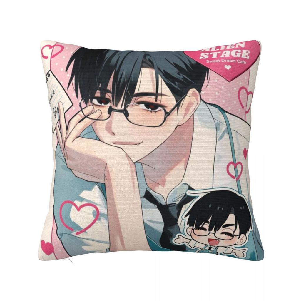Alien Stage Anime Pillow Covers Home Luka Ivan Till Mizi Cushion Case Cool Decorative Pillow Cover 45*45
