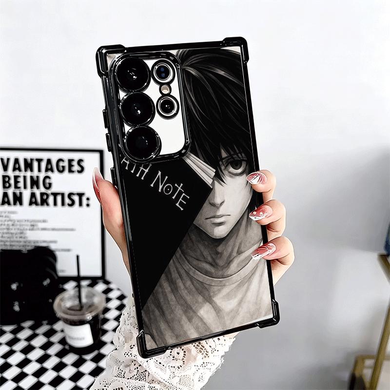 N-Notes D-Deaths L Lawliet Soft Phone Case For Samsung Galaxy S26 Ultra S25 Edge S24 FE S23 Plus S22 S21 + S20 Plating Anti-Fall