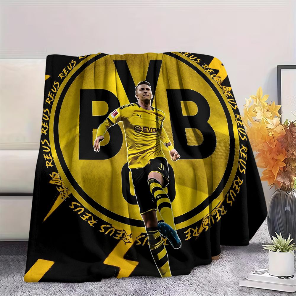 Marco Reus, Coperta di Flanella con Fantasia, Alta Qualità, Confortevole per Tutte le Stagioni, Decorazione per la Casa, Calore e Comfort, Perfetta per Regali.