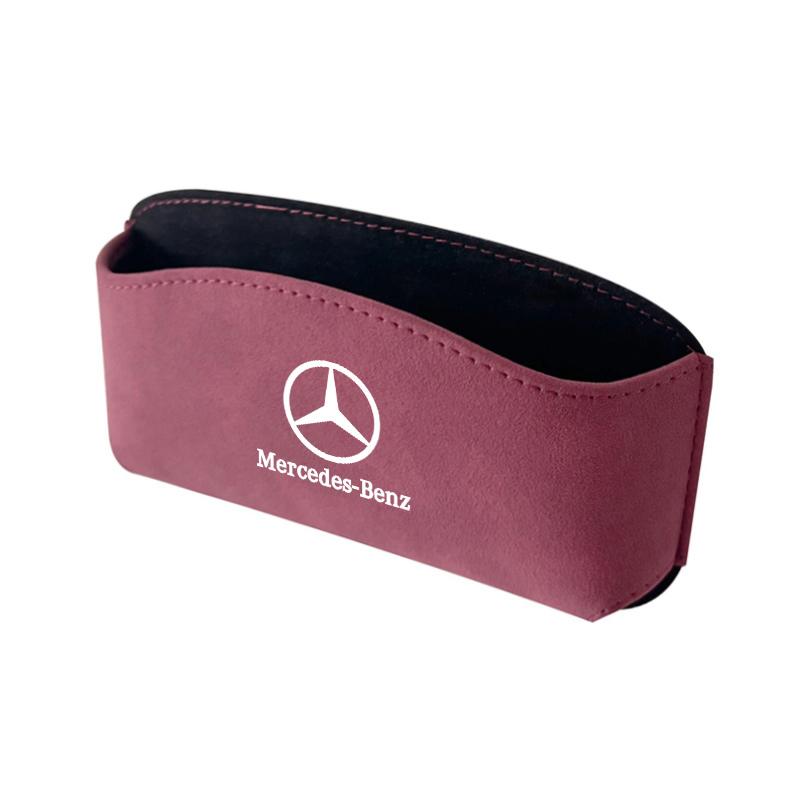 Suede Car Multifunctional Storage Box Hanging Pocket For Mercedes Benz 2022 C S Class W206 W223 S350 C260 C300 S400 S450 S500 CLNOP1