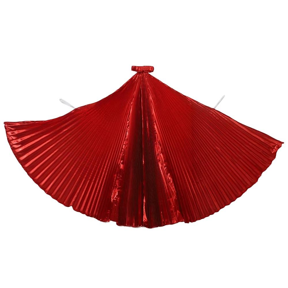 

Stretch Belly Dancing Wings Hanging Neck Dance Costume Props Fashion Fairy Wings for Adult Dancers красный