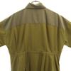 Fred Perry Short Sleeve Long Dress 8 Khaki Women Used