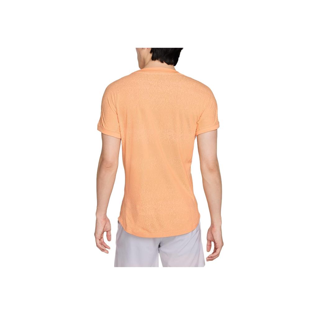 Nike Rafa Logo Design Versatile Pullover Short Sleeve T-Shirt Men Tops Orange Chalk FD5409-777
