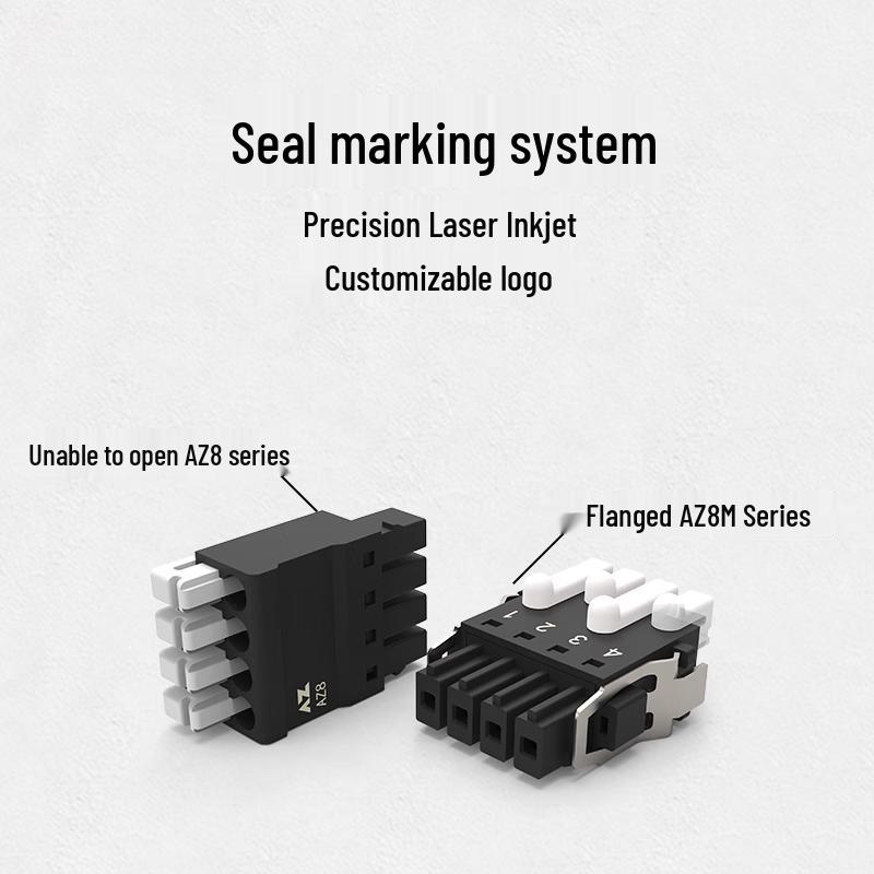 Rongyu AZ8+AZ80-2P Tool-Free Spring Terminal Inline Micro Connector