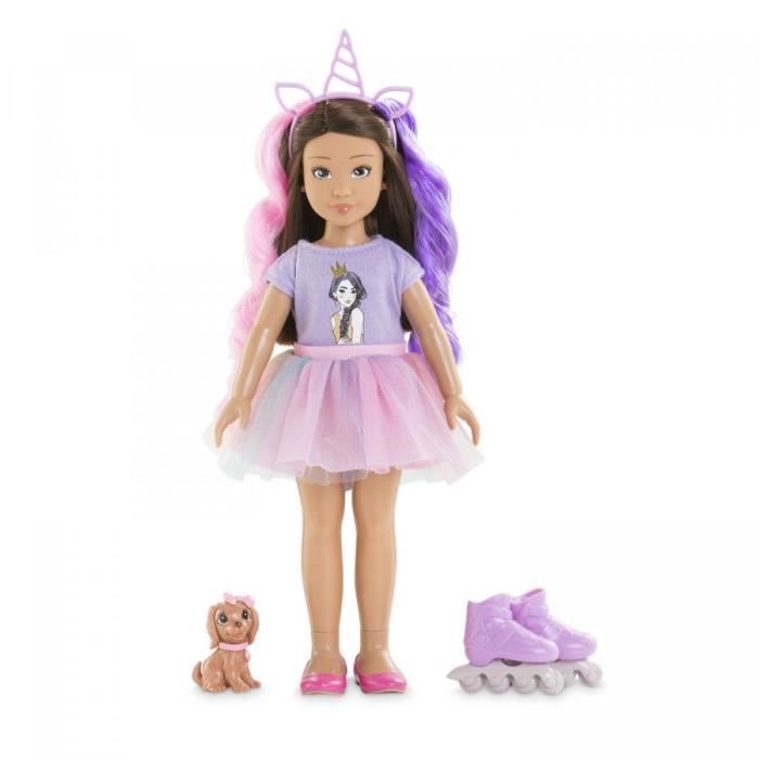 Poupée mannequin corolle girls coffret luna licorne - 28cm - multicolore - 4 ans - beige - enfant