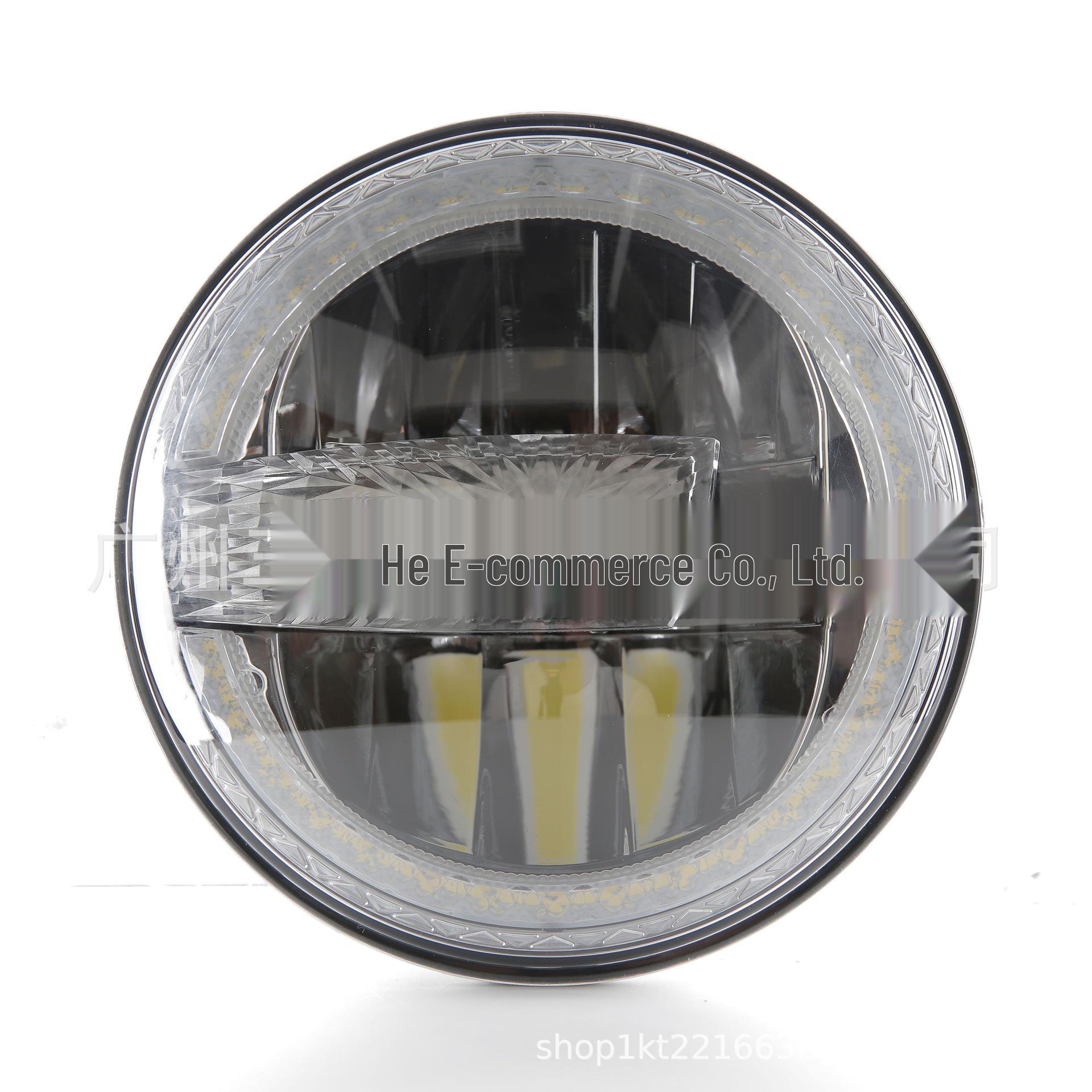 

7-дюймовые светодиодные фары для Wrangler и мотоциклов Harley с дневными ходовыми огнями - популярны для модификаций 7-inch