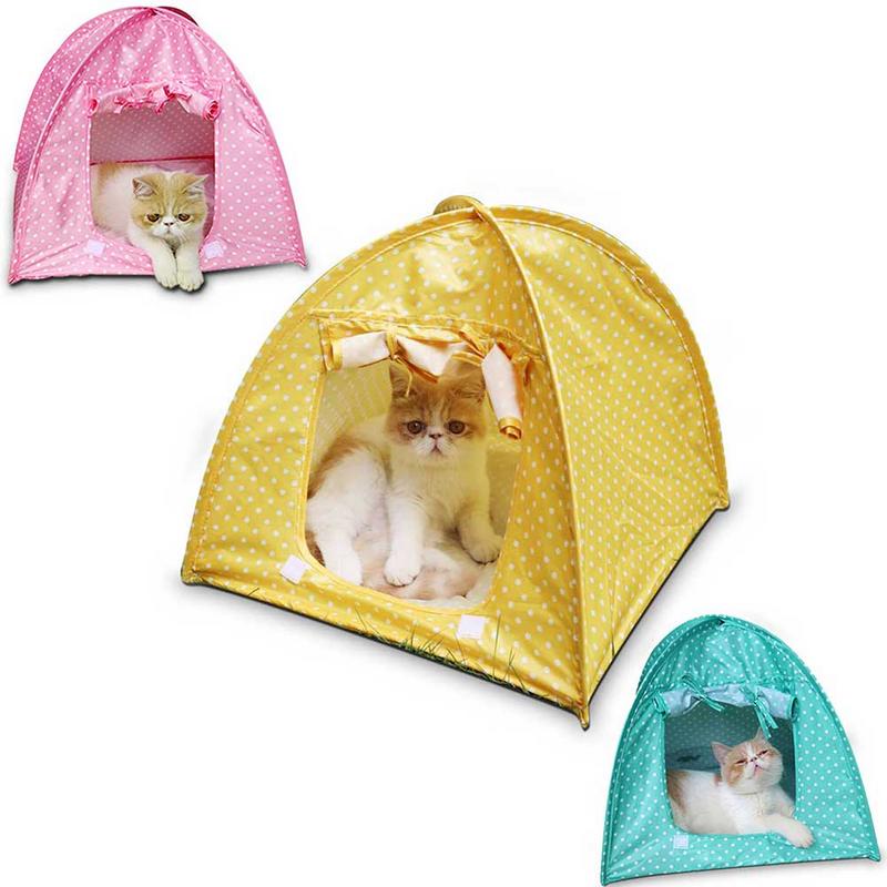 Buy Foldable Four Seasons Universal Pet Tent Puppy Cat House Cat Toy