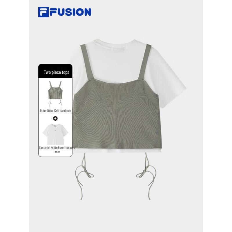 FILA FUSION Women s Two-Piece Camisole & T-Shirt Set XL