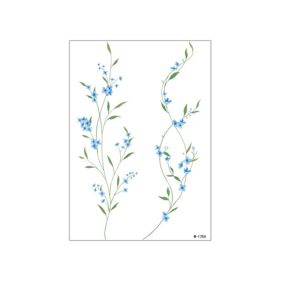 Disposable Flower In Spring Temporary Tattoos Realistic Elf Fairy Makeup Stickers Body Art