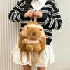 Kapybara Backpack Dolphin Cute Plush Toy Shoulder Bag  Dual-purpose Shoulder Bag  Cute Water Guinea Pig Cute Doll Tote Bag