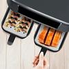 100Pcs Air Fryer Paper Disposable Non-Stick Kitchen Baking Oil-Proof Paper Micro-Wave Barbecue Oven Fryer Papers Steamer Paper