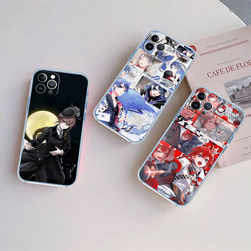 Twisted Wonderland Transparent Phone Case for Motorola Moto E22I E22S E22 E32 E40 E7 E7I G Plus Power Play Stylus G22 G14