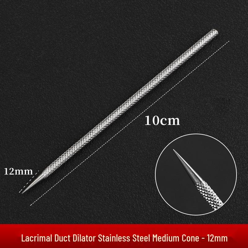 

Stainless Steel & Titanium Alloy Ophthalmic Microsurgical Punctum Dilator - Long, Medium & Short Cones