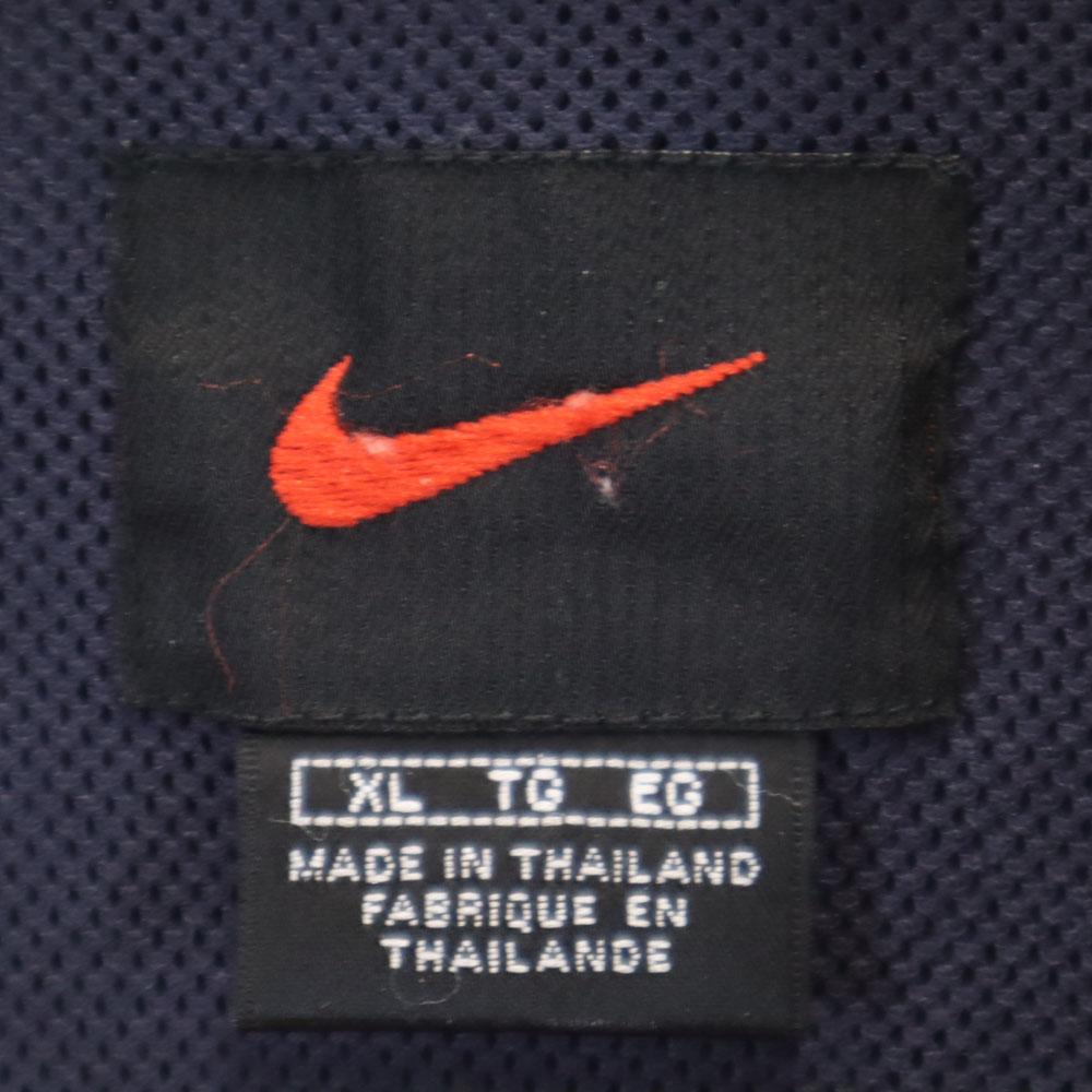 NIKE 90s 00s Old Windbreaker XL Navy x beige Jacket Men's Used