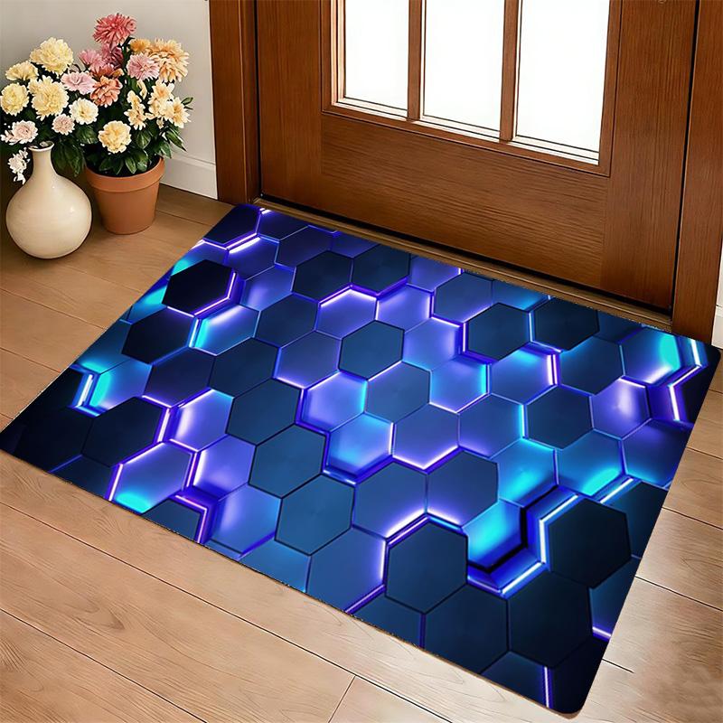 Hexagon Living Room Nonslip Area Rug Soft Carpet For Bedroom Game Playroom Sofa Office Home Decor Doormat Christmas Gift C926366