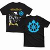 SHELTER Band Short Sleeve Cotton Black All Size T Shirt Unisex T-Shirt