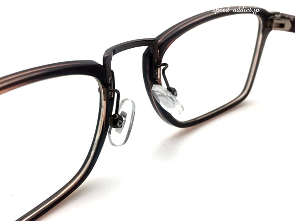 SQUARE BRIDGE SUNGLASS Bridge BROWN CLEAR [SPEED ADDICT] (Square Sunglasses) ×