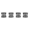 4PCS Spring Speaker Spikes Sound Dampening Feet for HiFi Amplifier Speaker Turntable PlayerBlack