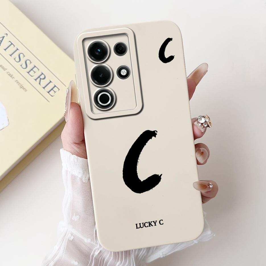 

For Itel S25 Ultra 4G Case S686LN Fashion Lucky Letters Cover Soft TPU Matte Phone Case For Itel S25 S685LN S 25 S25Ultra Fundas Itel S25