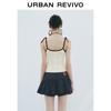 UR Women's Retro Color Block Tie-Detail Knit Vest