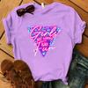 New Funny Girls Just Wanna Have Fun Printed T-Shirts Fashion Women Short Sleeve Cool Summer Casual Tops