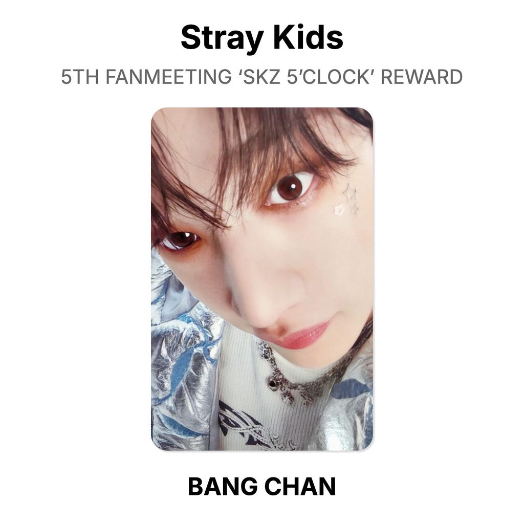 Stray Kids 5TH FANMEETING ‘SKZ 5’CLOCK’ REWARD Official Photocard