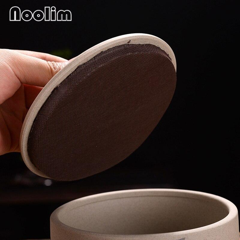 Ceramic Tea Caddy Large Kitchen Food Sealed Storage Tank Portable Travel Packaging Box Canister Spice Jar