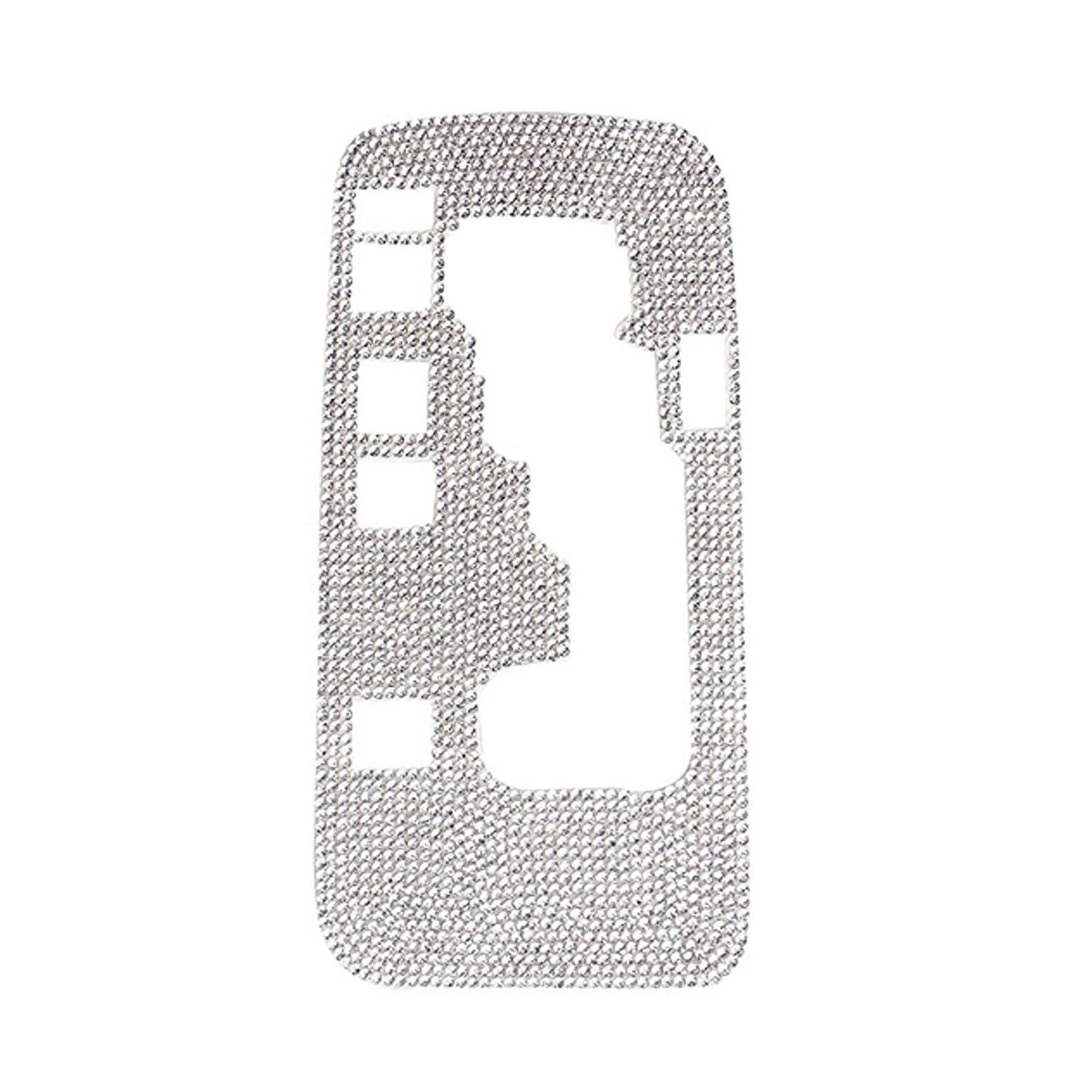 

Bling коробка переключения передач накладка наклейка панель крышка для Jeep Wrangler JK JKU 2012-2018 автомобильный Стайлинг украшения аксессуары для интерьера белый