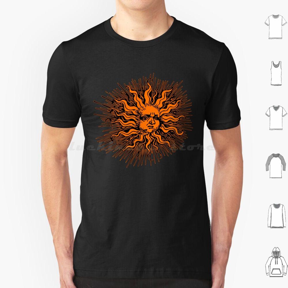 Sun T Shirt Cotton Men Women DIY Print Sun Solar Pagan Summer Wicker Man Summerisle Midsummer Magic Folklore Mild Peril