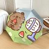 1 stuks Capybara, Bureauventilator Automatische Open/Sluit Paraplu, Compacte Opvouwbare Paraplu met Lichtgewicht Ontwerp voor Vrouwen/Mannen yy251028264