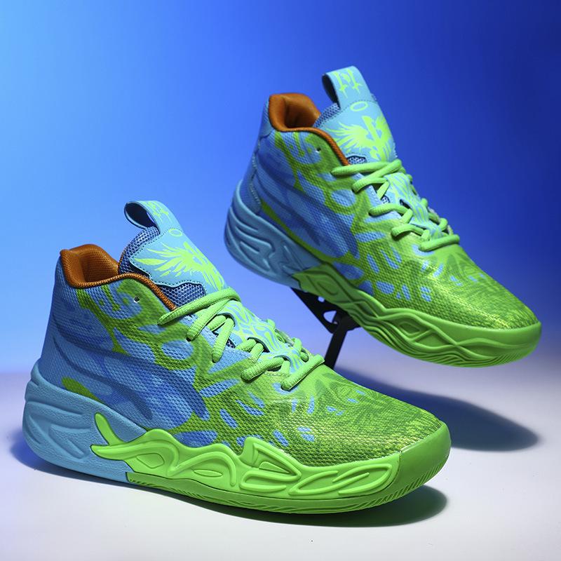 Zapatillas de baloncesto pato mandarín botas nuevas zapatillas deportivas tres bolas 4ª generación adulto estudiante adolescente zapatillas de baloncesto reales