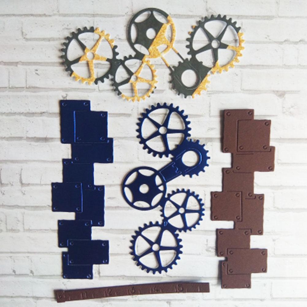 DIY Paradise 3 buc. Șablon de tăiere pentru album de însemnări Șablon de relief pentru hârtie, matriță pentru șablon