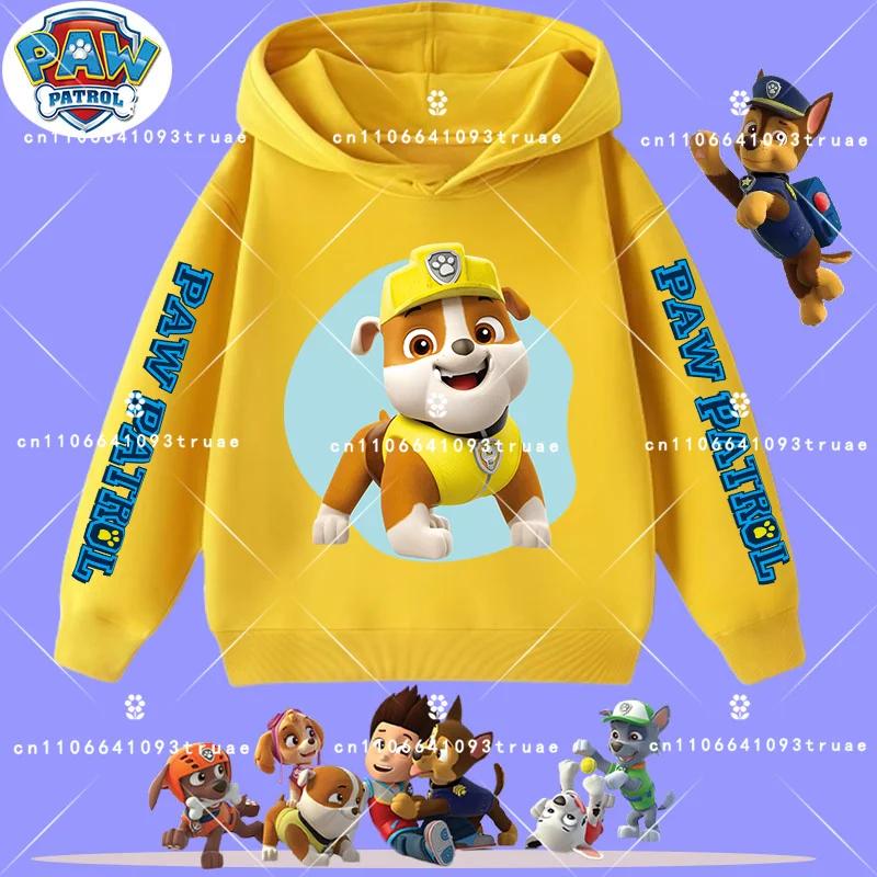 Children's Hooded Sweatshirt New PAW Patrol Boys' Sport Shirt Spring-Autumn Long-Sleeved Pullover Casual Shirt