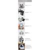 Peristaltic Pump Water Pumping Adjustable Flowrate 200ml~3000ml/min Plug and Play With Power Adaptor