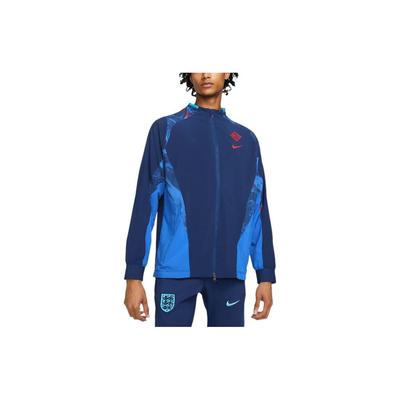 Kontrast Lässige Logo-Print Zip-Jacke Herrenjacken Blau DN1143-492