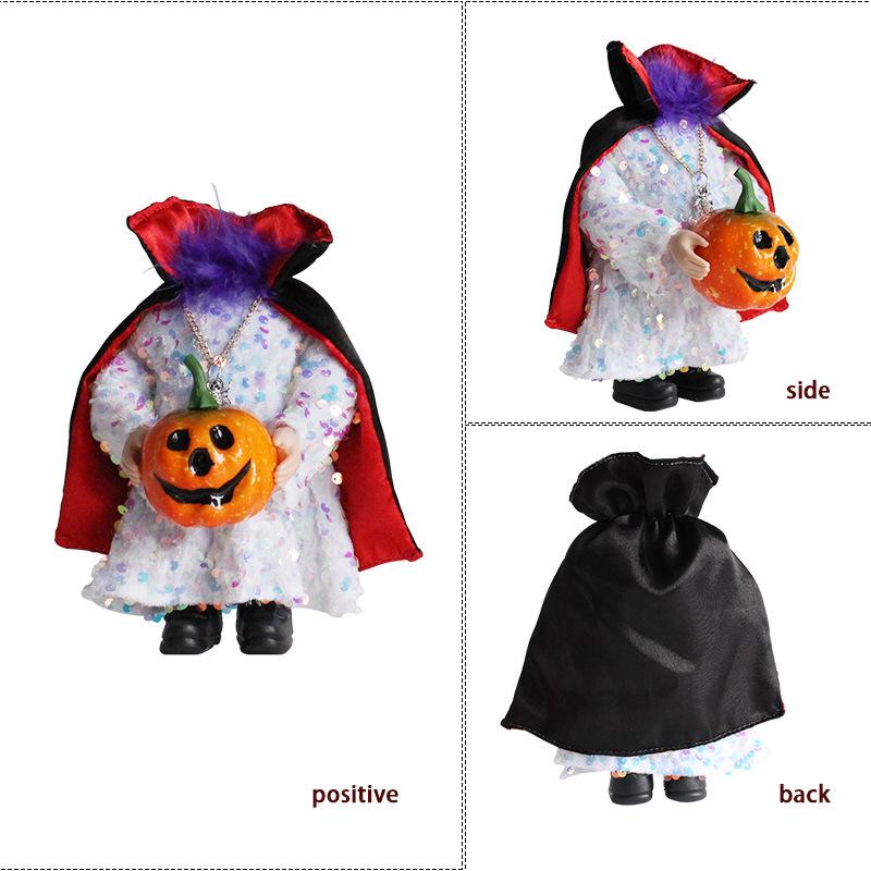 Halloween Headless Pumpkin Doll, Ghost Festival Tricky Doll Atmosphere Arrangement Props Doll Decoration Supplies